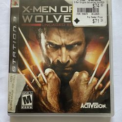 X-men Origins Wolverine Uncaged Edition Ps3 Case only