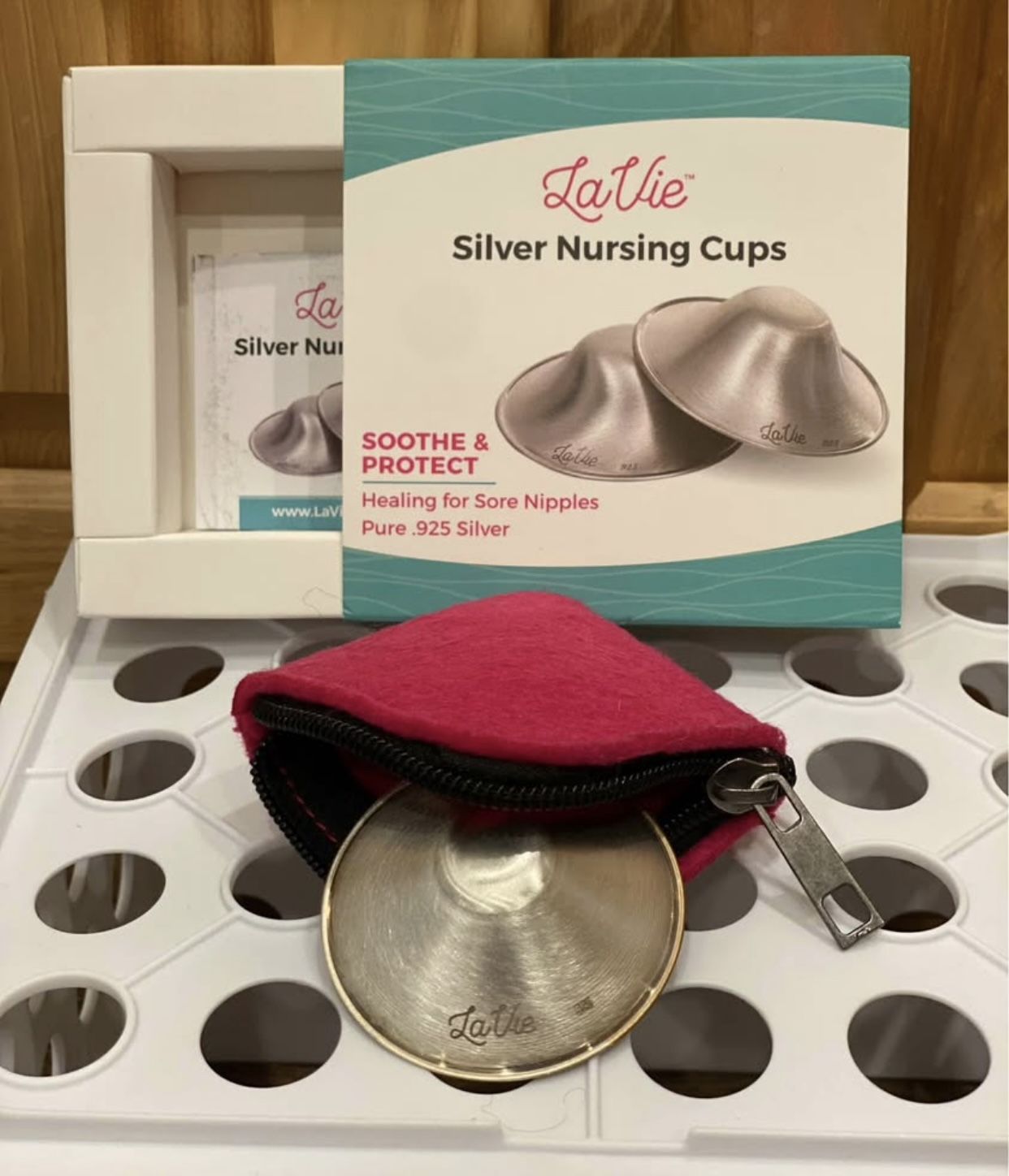 LaVie Silver Nursing Cups