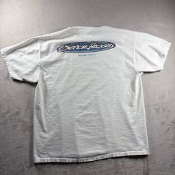 Vintage Official Señor Frogs Men’s XL White Cancun Mexico Graphic T-Shirt #10A