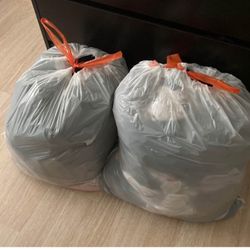Girls  clothes size4-5  T /Two Trash Bags Of Clothes good condition pets free smoke free home
