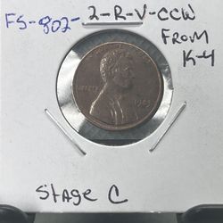 1983-P DDR-002 FS-802–2-R-V-CCW From K-4 Stage C