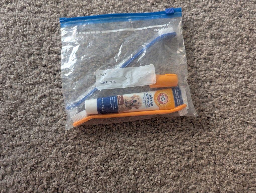 Dog Dental Care, Toothpaste, Toothbrush