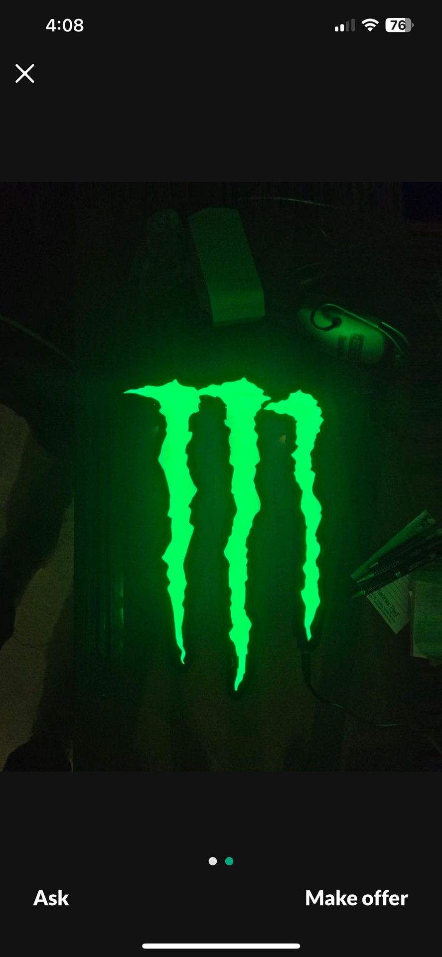 Monster Light Up Sign