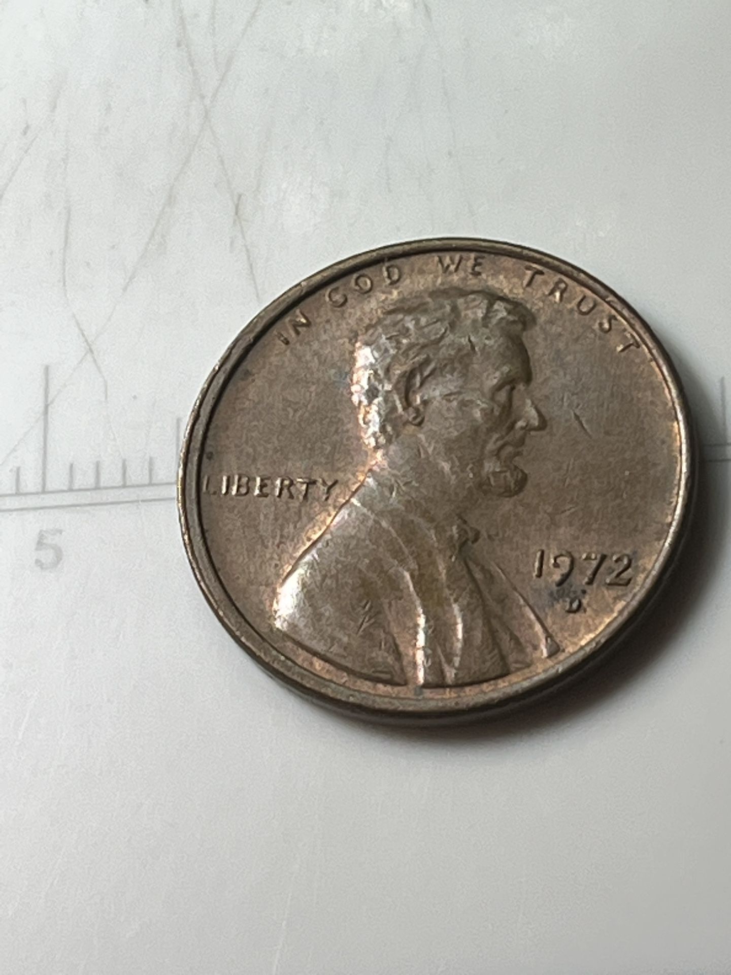 1972 D Penny