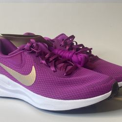 Nike Women's Revolution 7 Running Shoes - Fuchsia/Rose Gold - Size 7