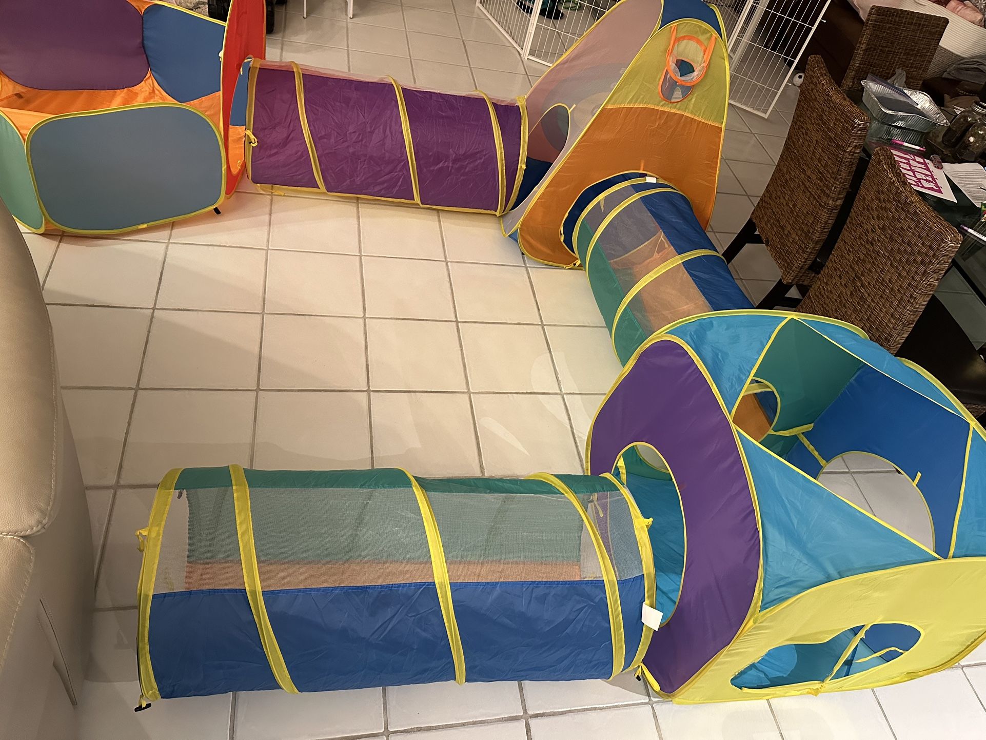 Foldable Kids Ball Out, Tunnel, Hide N Seek 6pieces