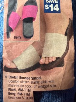 Stretch sandal