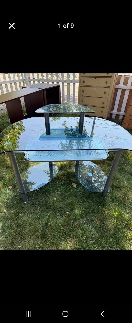 Glass Desk