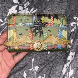 Loungefly Harry Potter Golden Snitch Zip Around Wallet