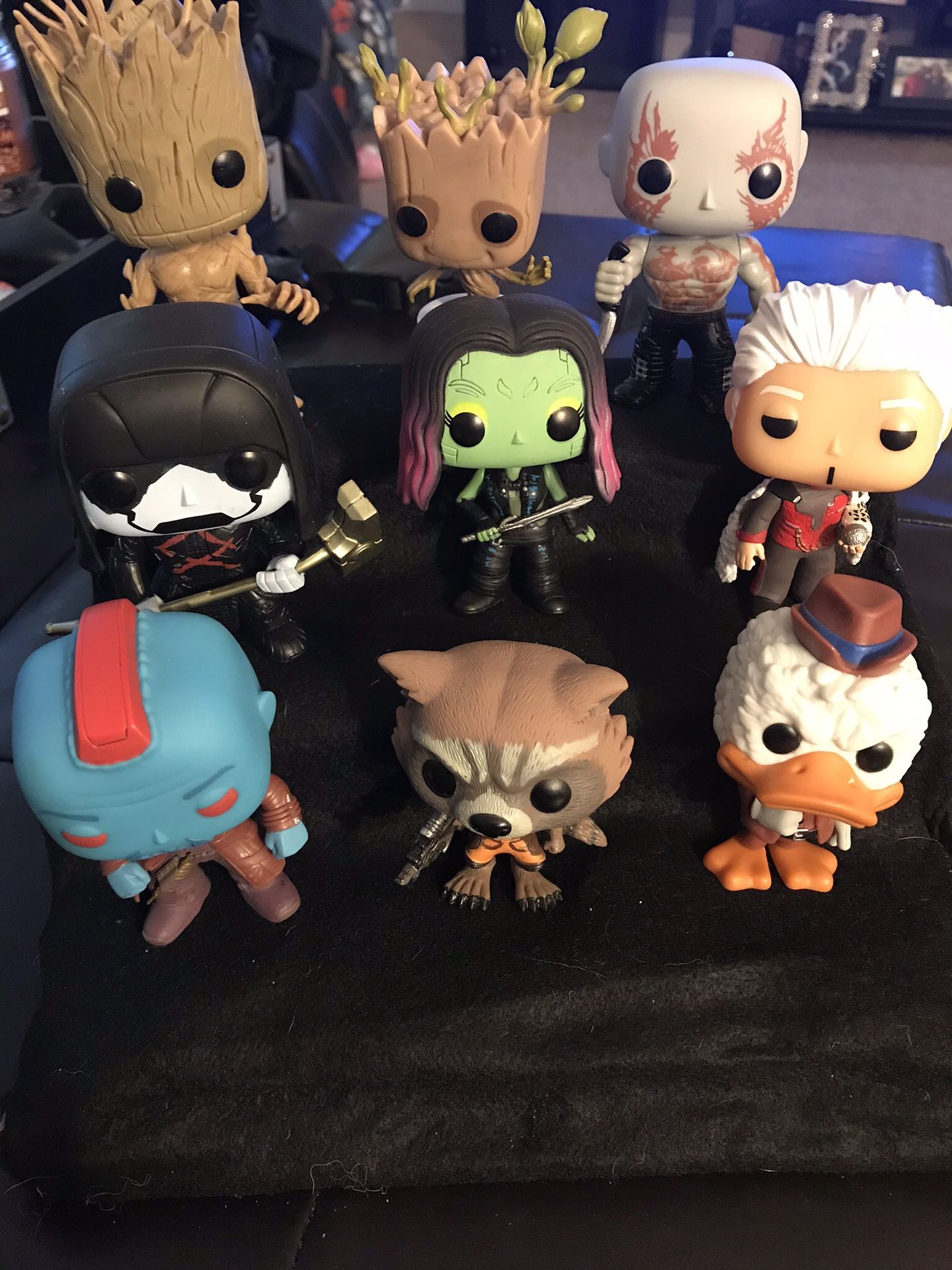 Guardians of the galaxy Funko pop set of 9