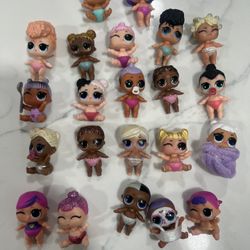 lot of 22 LIL LOL DOLLS