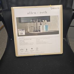 Allen + Roth Bath Faucet With LED light Chrome Finish 