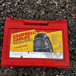 CAMPBELL CABLES FOR RADIAL TIRES FRONT OR REAR WINTER SNOW