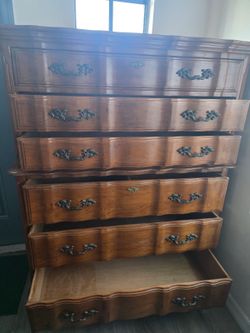Drawer and two nightstands