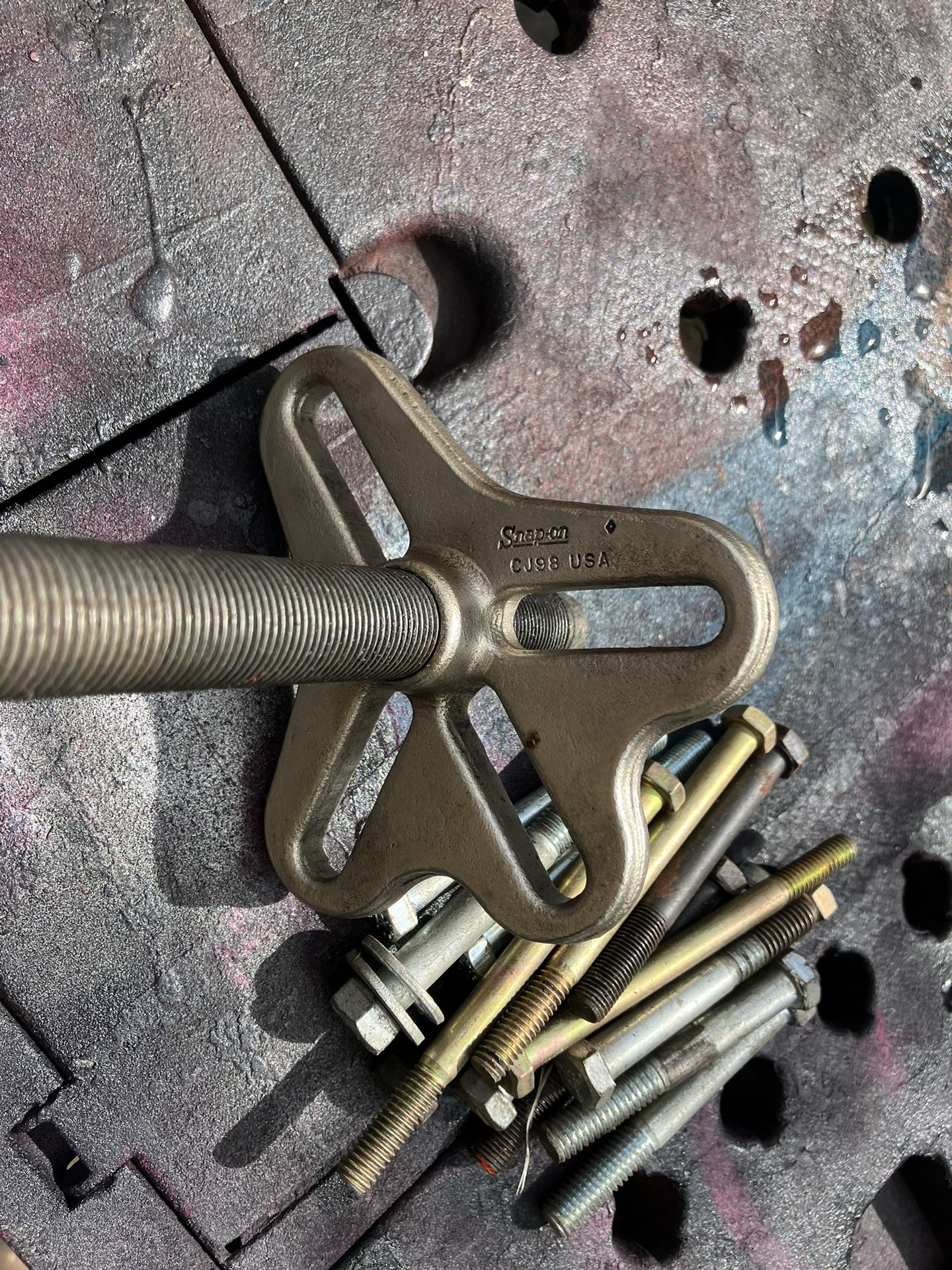 Snap-On CJ98 Harmonic Balancer Grip Puller Set