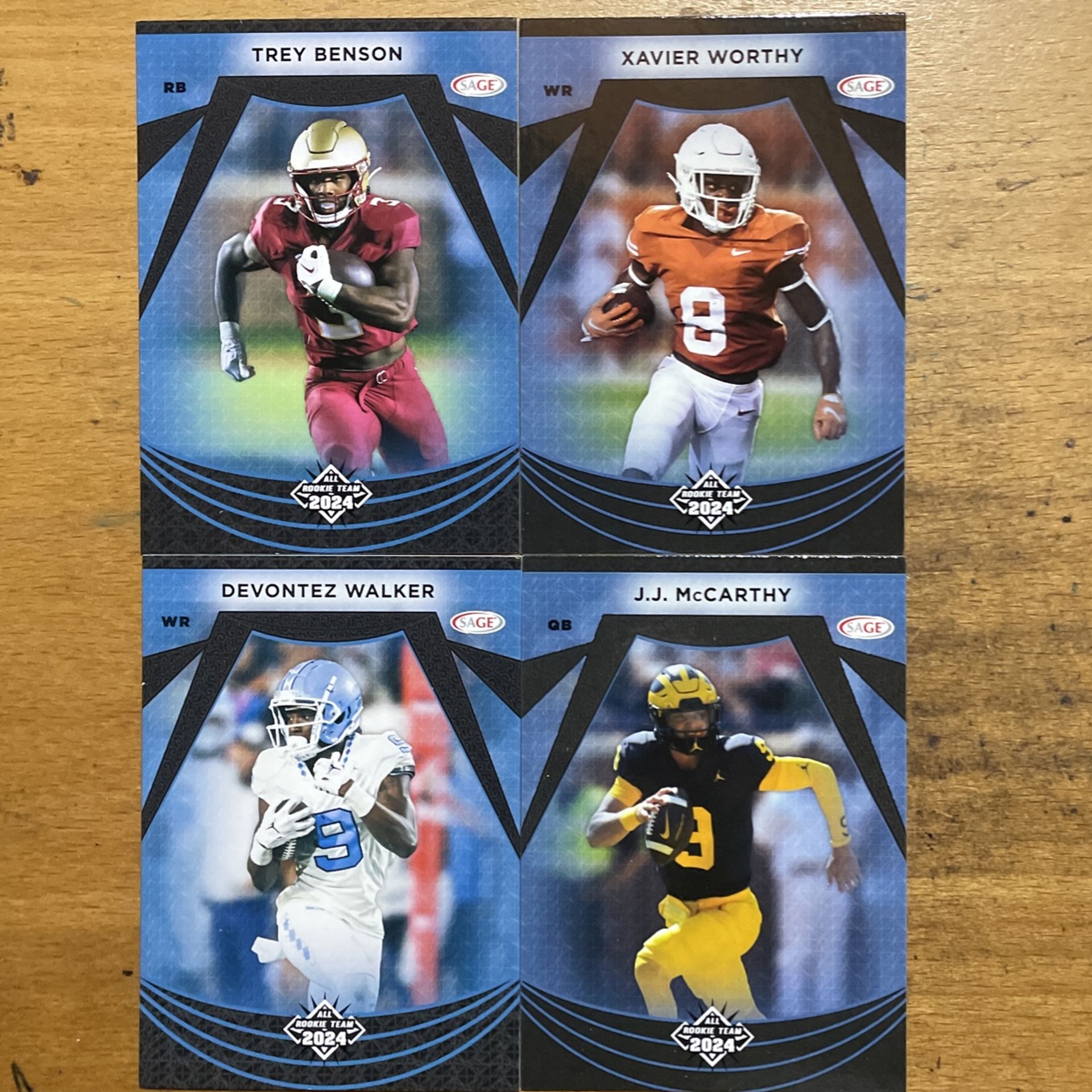 2024 SAGE HIGH SERIES LOT OF 4 CARDS 