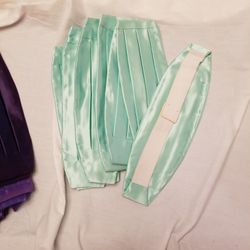 Mint Green Boys Cummerbund For Suits And Tuxedos 