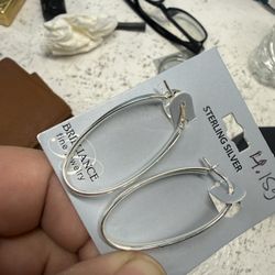 Sterling Silver Earrings Valentines Day 