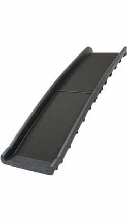 PetSafe Happy Ride Folding Dog Ramp Extends 62 in, Lightweight Ramp Folds for Storage, High-Traction Surface, Side Rails & Rubber Feet, Supports up to