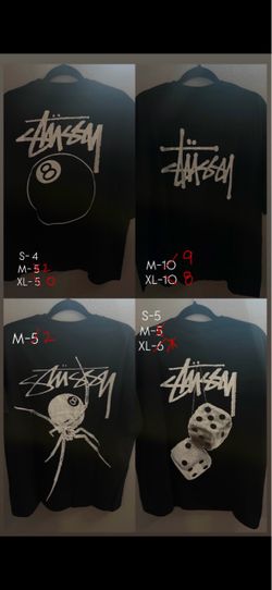 Stussy T-Shirts S-XL Available