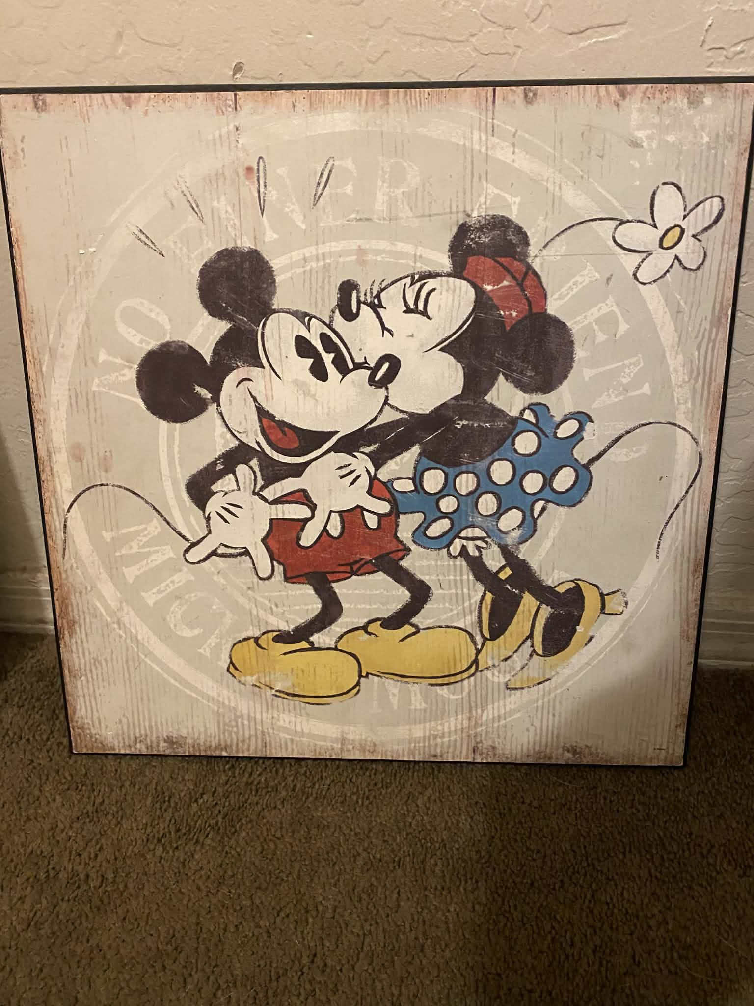 Mickey/minnie Mouse Wall Decor