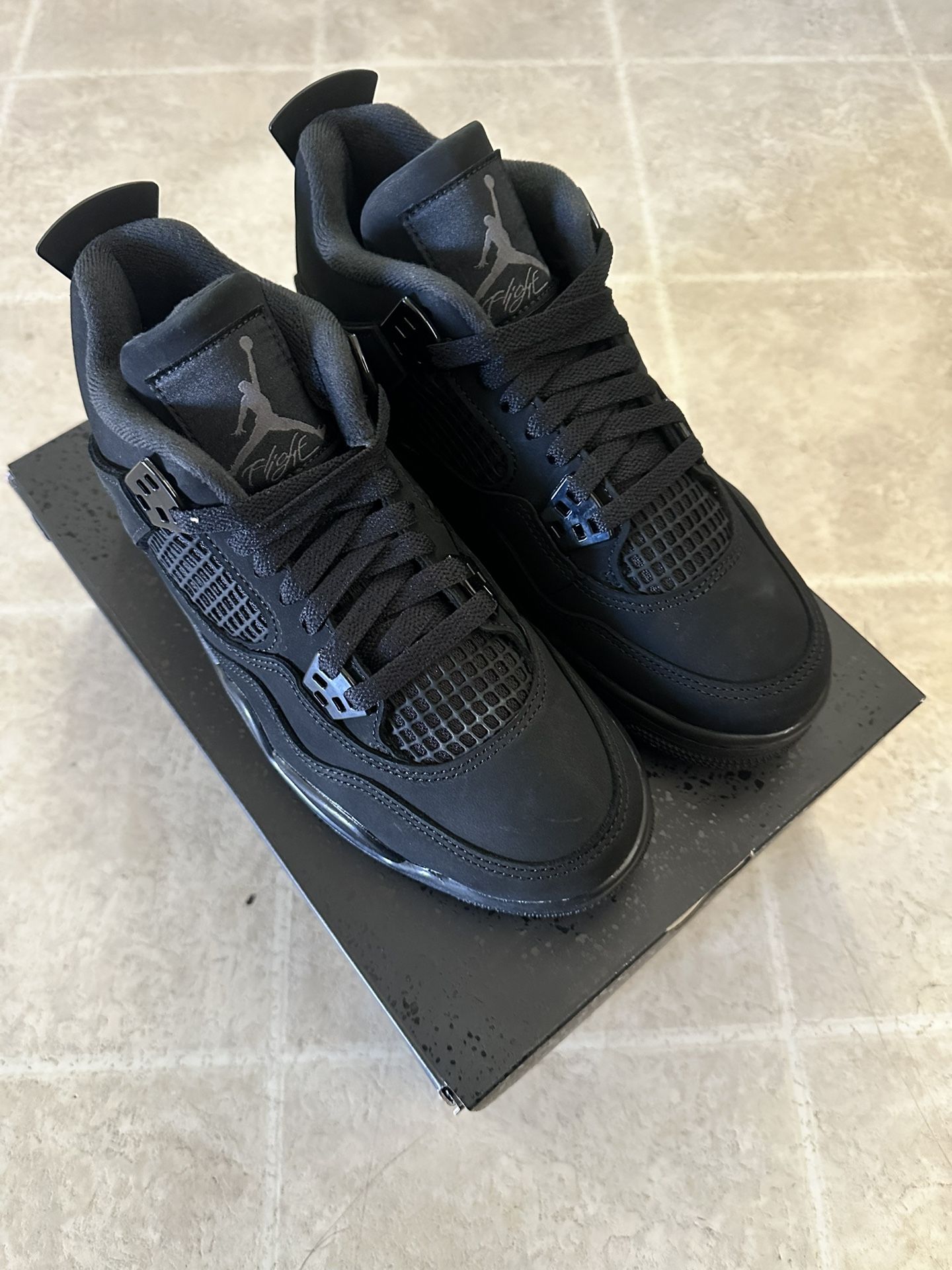 Jordan 4 Black Cat Size 5.5y (New)