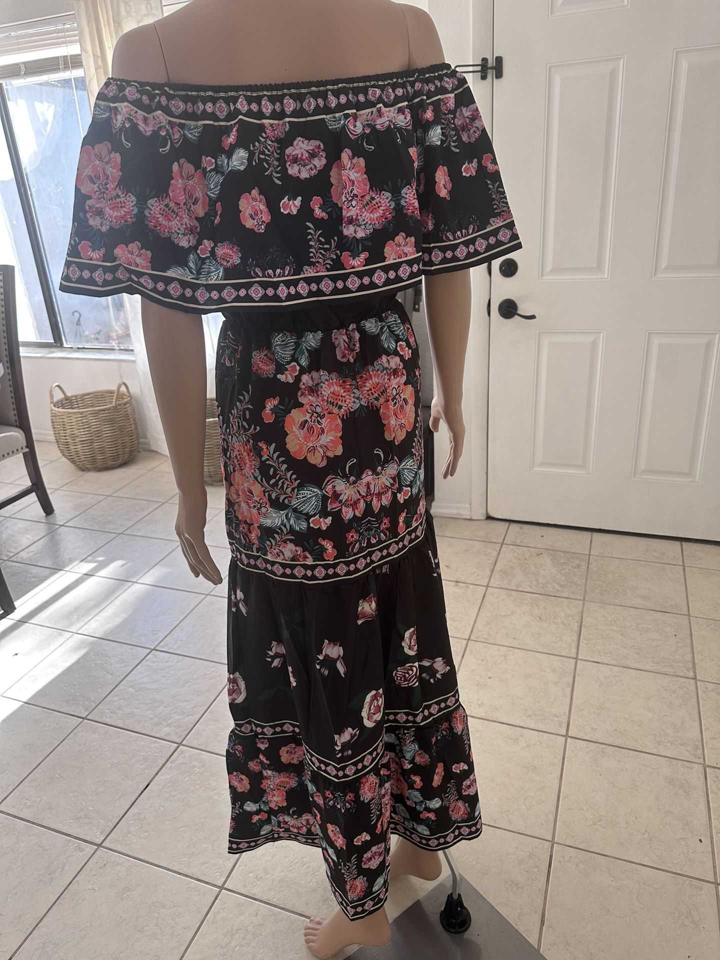 Off The Shoulder BOHO Dress 