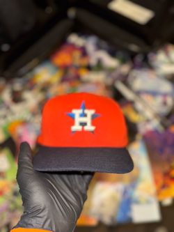 New Era Fitted Cap Hat Houston Astros 7 3/8th  men’s hat