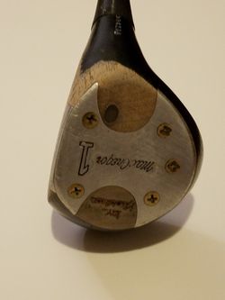 1967 MacGregor VIP 1-Wood Driver (Persimmon) (Shaft: Steel, Tourney Taper 2 by MacGregor; Grip: Tourney) by Jack Nicklaus; RH - 43.5” $20