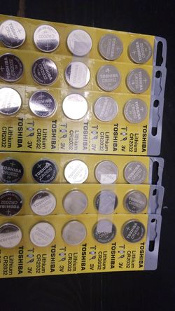Batteries CR2032 lithium