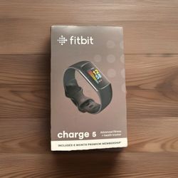 Fitbit Charge 5 Advanced Health & Fitness Black/Graphite, One Size  (S &L Bands)