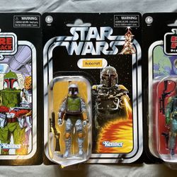 Star Wars Vintage Collection Boba Fett 3 Figures New