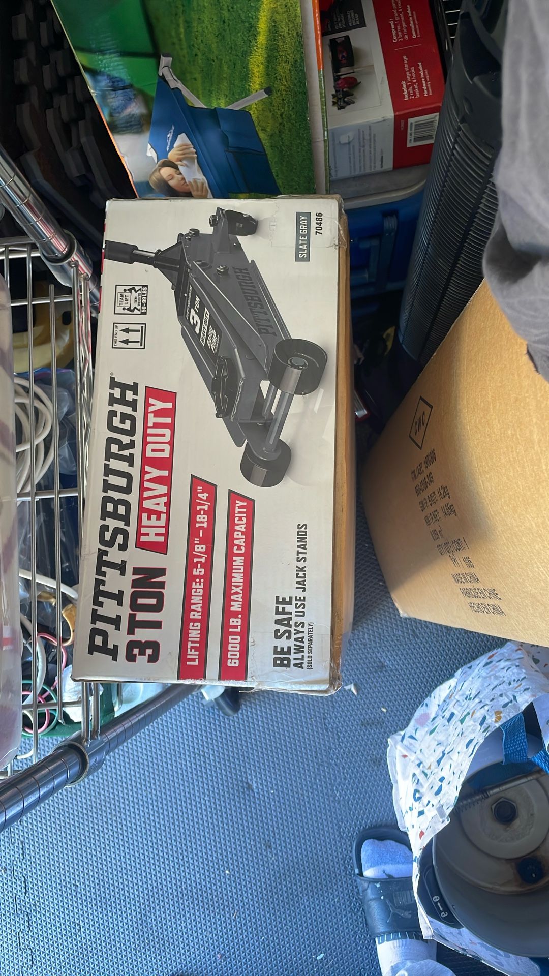 Pittsburgh 3 Ton Heavy Duty Rapid Pump 