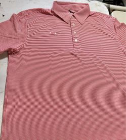Chick-Fil-A Team Style HydroChill Oobe Adult Small Striped Uniform Polo.