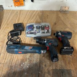 Bosch drills and Oscillating Tool