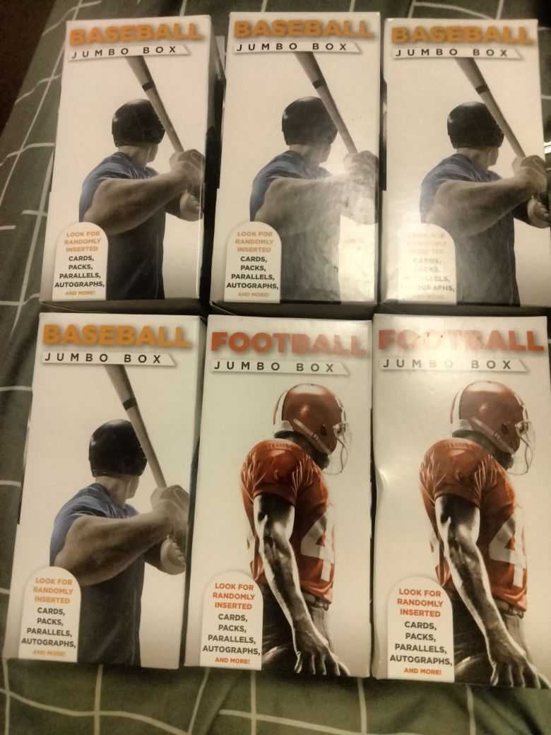 New Sealed Baseball And Football Cards