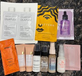 NEW  12 PIECE HAIRCARE SET OLAPLEX AMIKA PATTERN LOLAVIE $20 for all!!
