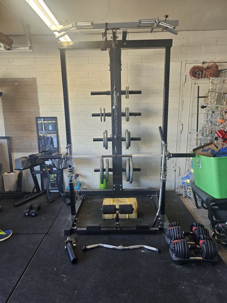 IRONMASTER IM2000 HOME GYM W/ATTACHMENTS