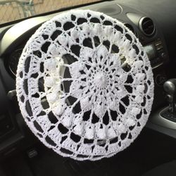 Steering wheel sun block cover