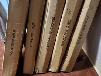 Brand new windows for basement!