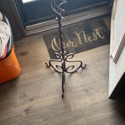 Metal Floor Candle Holder 