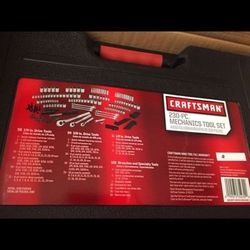 New craftsman tool set 230 pieces