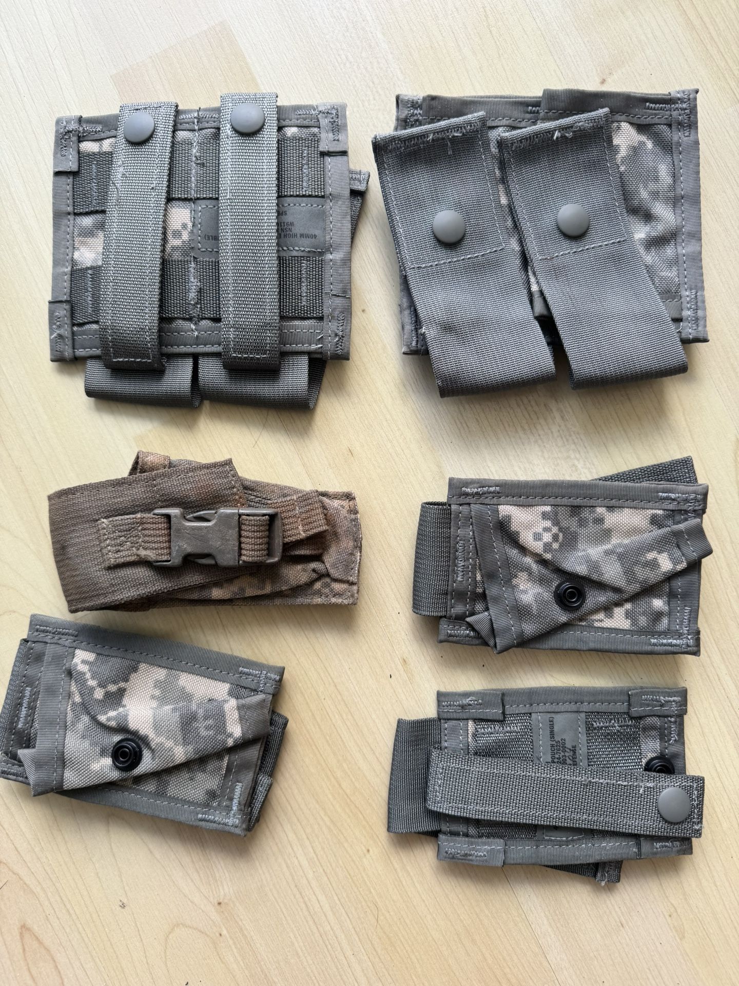 USGI MOLLE Pouch Lot Of 6