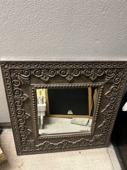 Beautiful Framed Mirror 24” Approx By 24” Frame