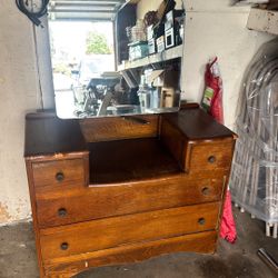 Antique Dresser From Early  1900's