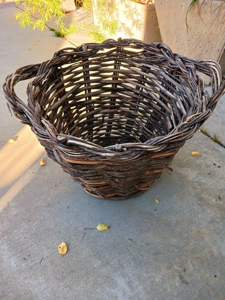 Natural Tribal Stick Braided Super Large Basket