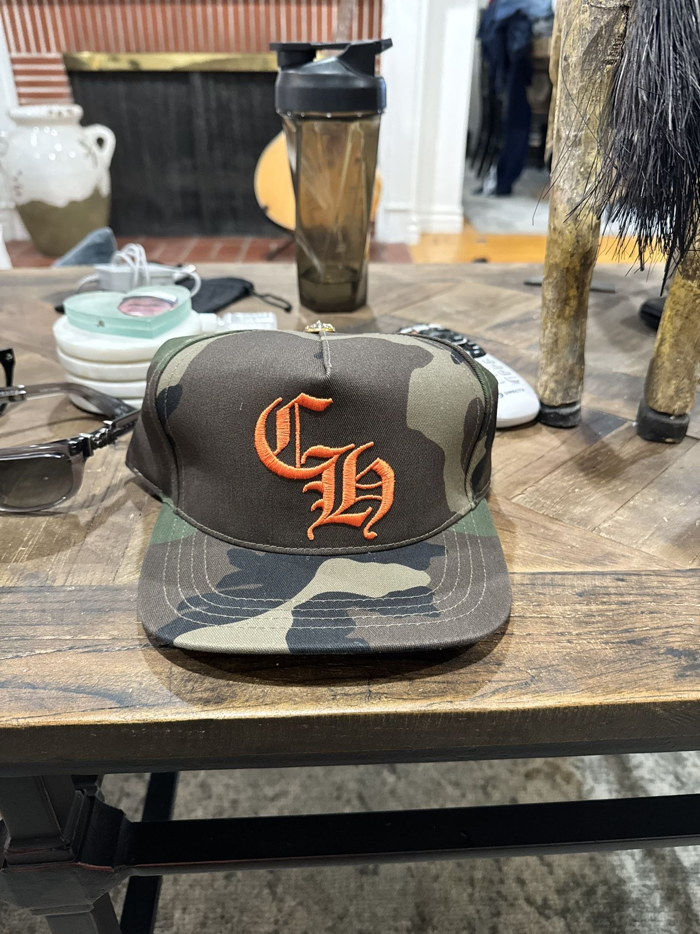 Chrome Hearts Orange Camo Hat,All Products : American Fashion Style Bags On Sale