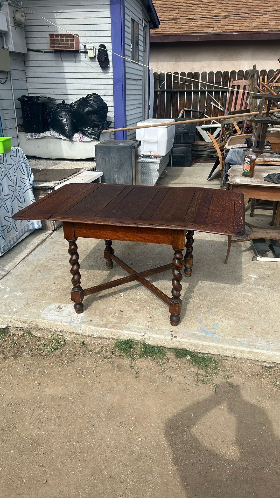 Wooden Rectangular Square Table