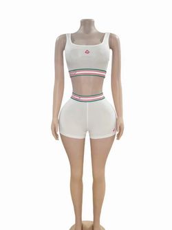 2 piece white casa set
