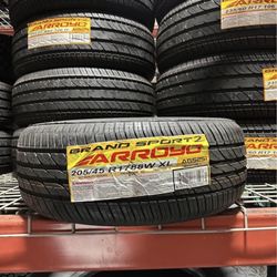 205/45/17 Arroyo Grand Sport A/S 88W Tires